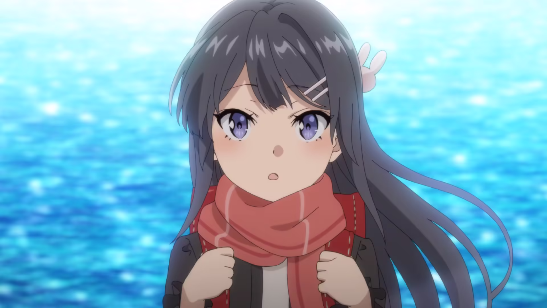 红书包的小学生